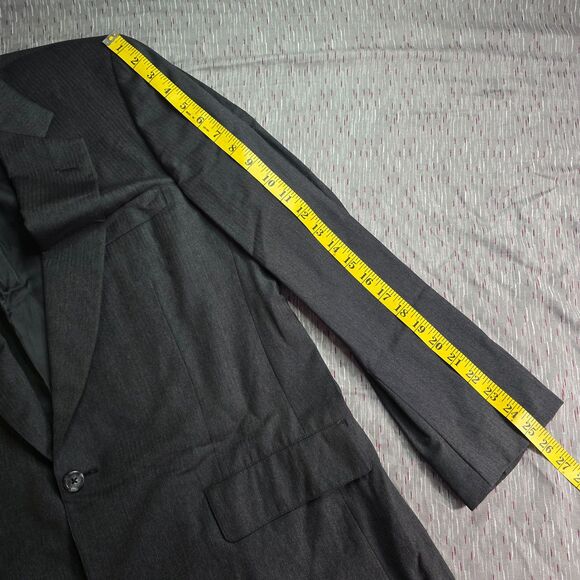 Brooks Brothers Makers Men's Tailored Gray Sport Coat Jacket Blazer 42L - Picture 10 of 11